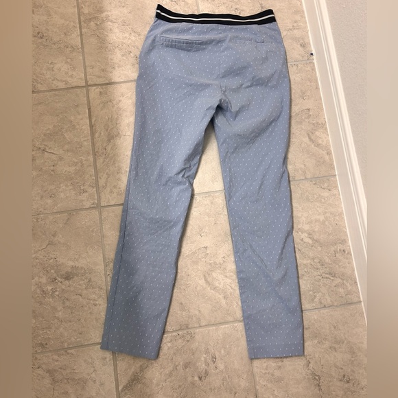 Zara Basic Collection Blue Patterned Pants - Picture 2 of 5
